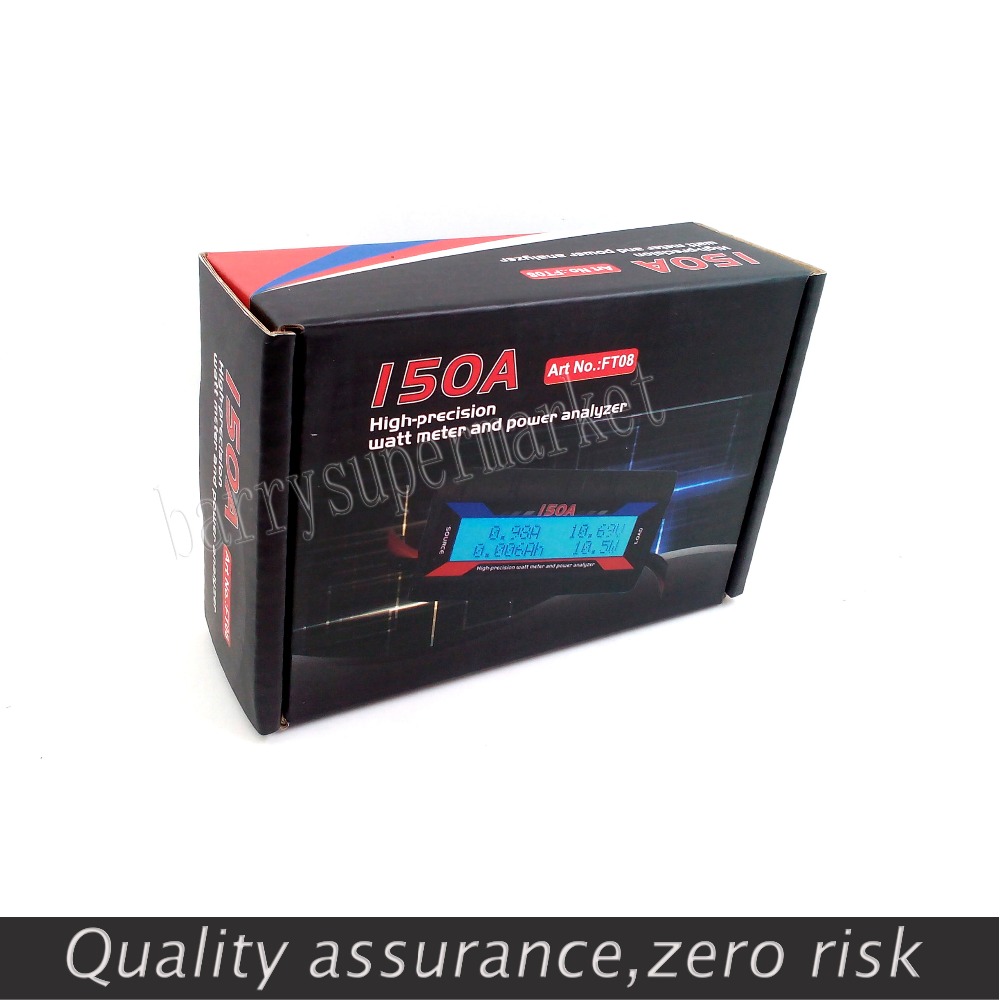 Power meter 150A Battery Balance Watt Meter Power Analyzer