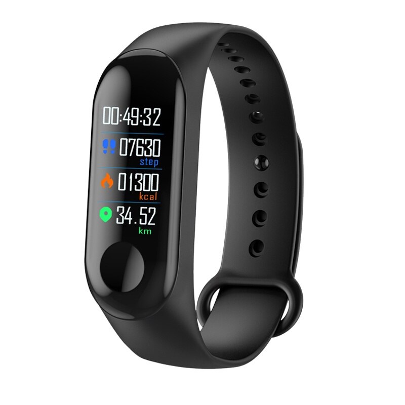 M3 plus pro smart band stor färgskärm intelligent armband fitness tracker stegräknare blodtrycksklocka för iphone xiaomi