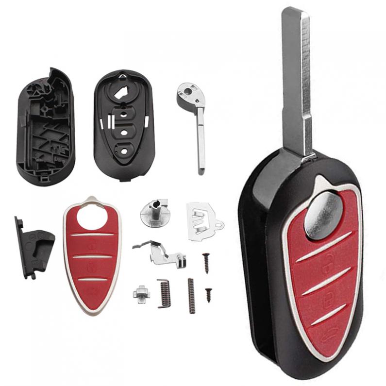 3 Knoppen Auto Afstandsbediening Sleutel Shell Case Fit Voor Alfa Romeo Mito 159 Gta