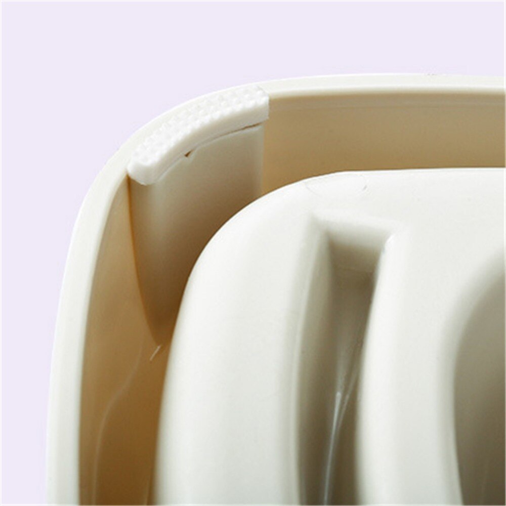 Triangle Slow Eating Puppy Kitten Plastic Food Feeding Pet Avoid Choke Feeder