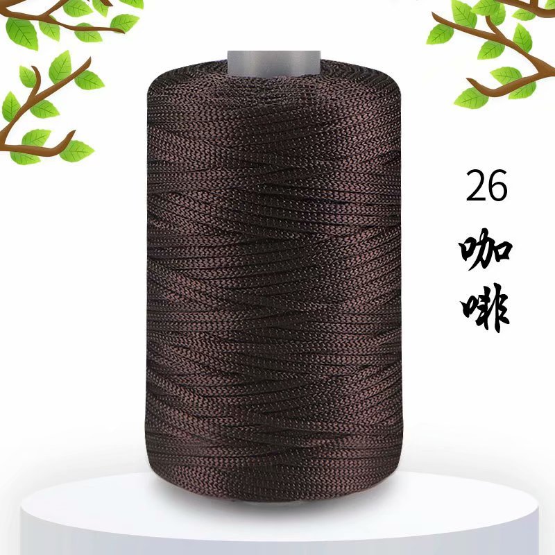 125g Eis Hanf Faden leichtes Baumwollgarn mittel feine Häkel pantoffeln Hüte handgemachte DIY Rollen faden neue Sommer Häk elgarn: dunkel khaki