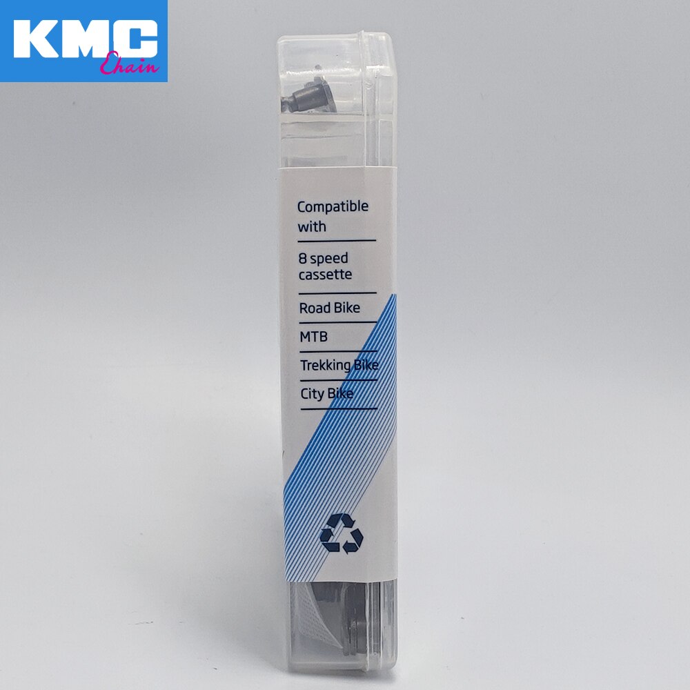 KMC Original Bicycle Chain Z8.3 Bike Chain 8 Speed Road MTB Bike Grey Chain 8s 116L Bicycle Chain for 8 Speed Bike