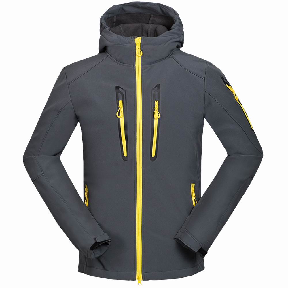 Softshell-jacke Männer Wasserdicht Winddicht Vlies warm Halten Mantel draussen Sport Wandern Camping Jagd Atmungsaktiv Hoodie Kleidung