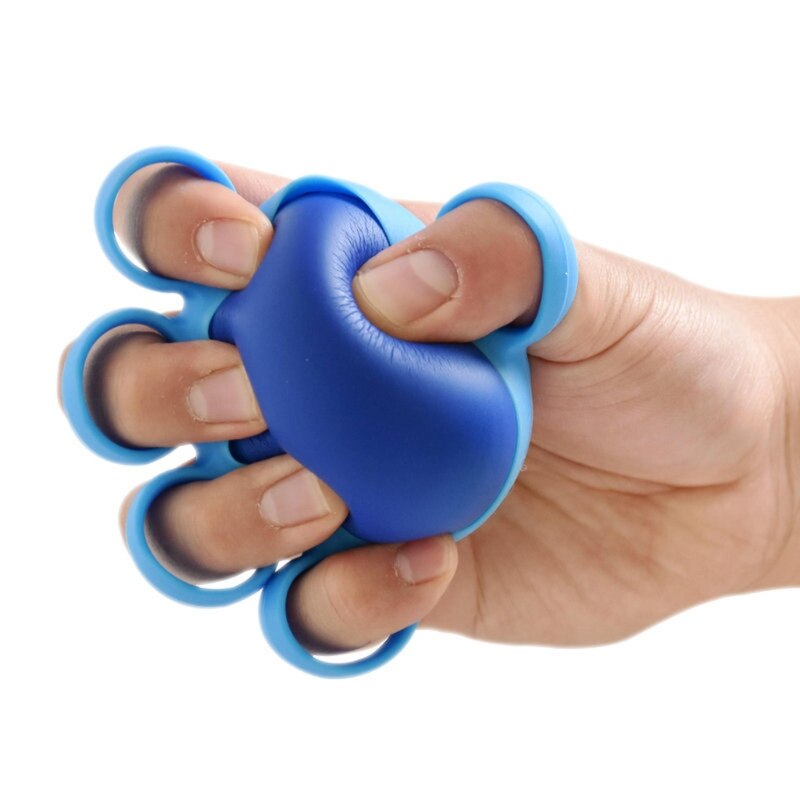 Pelota expansora de mano para Fitness, ejercitador de refuerzo, Bola de fuerza de descompresión, agarre en forma de huevo, pelota para hacer ejercicio