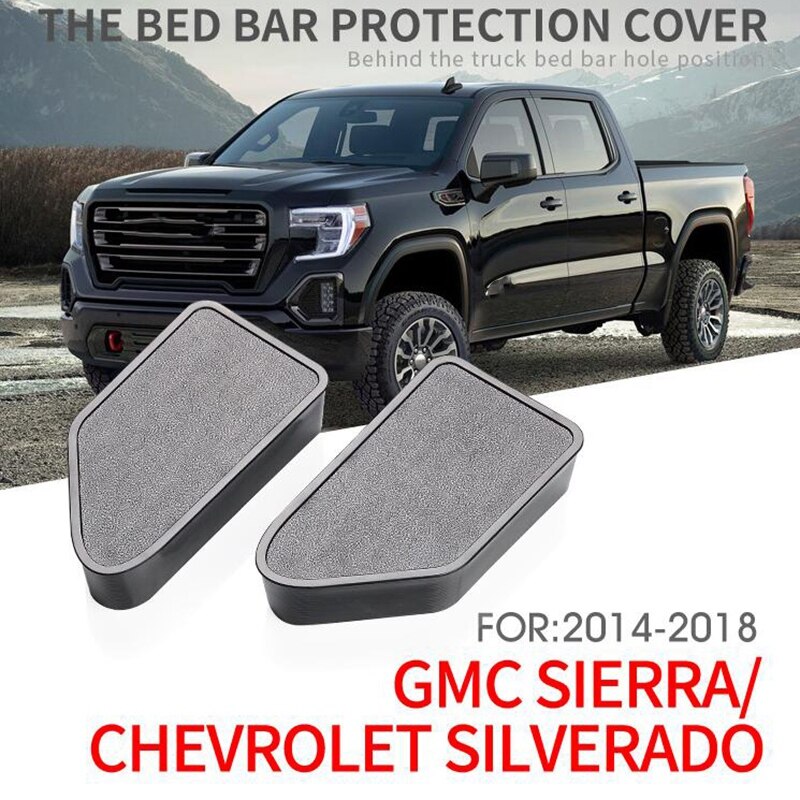 Bed Rail Stake Pocket Covers ,Tonneau Cover Rails Cover for Silverado Sierra