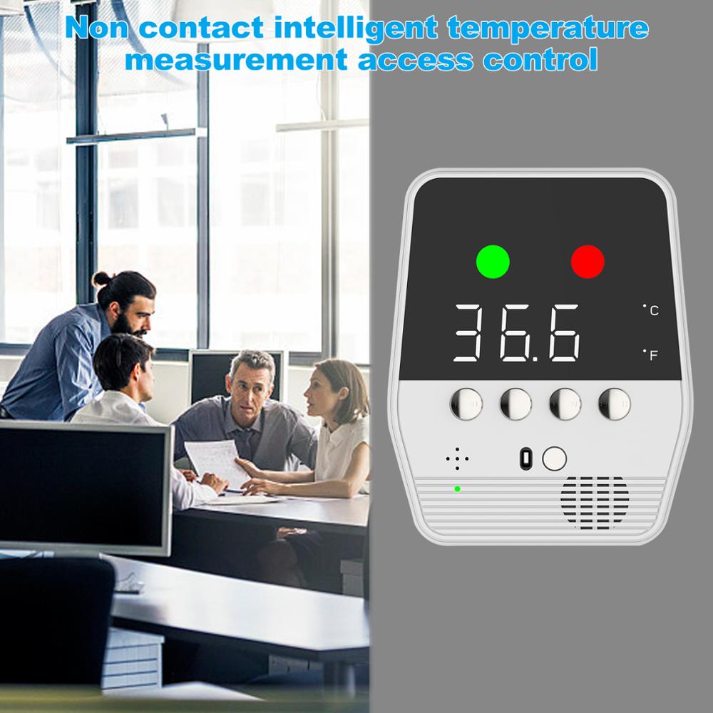 Intelligent Non-contact IR Infrared Sensor Hand Forehead Hanging Thermometer °C/°F Wall Hanging for Schools, Offices, Shops