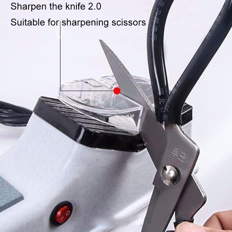 Multi-Function Knife Sharpener Electric Household Fast Sharpener Automatic Knife Grinder Kitchen Knife Grindstone Kitchen Tools