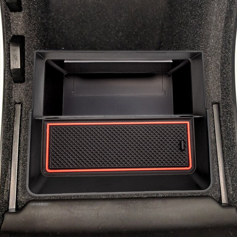 for Tesla Model 3 Y Car Console Trash Storage Bin Rubbish Wastebin Garbage Can 1SET