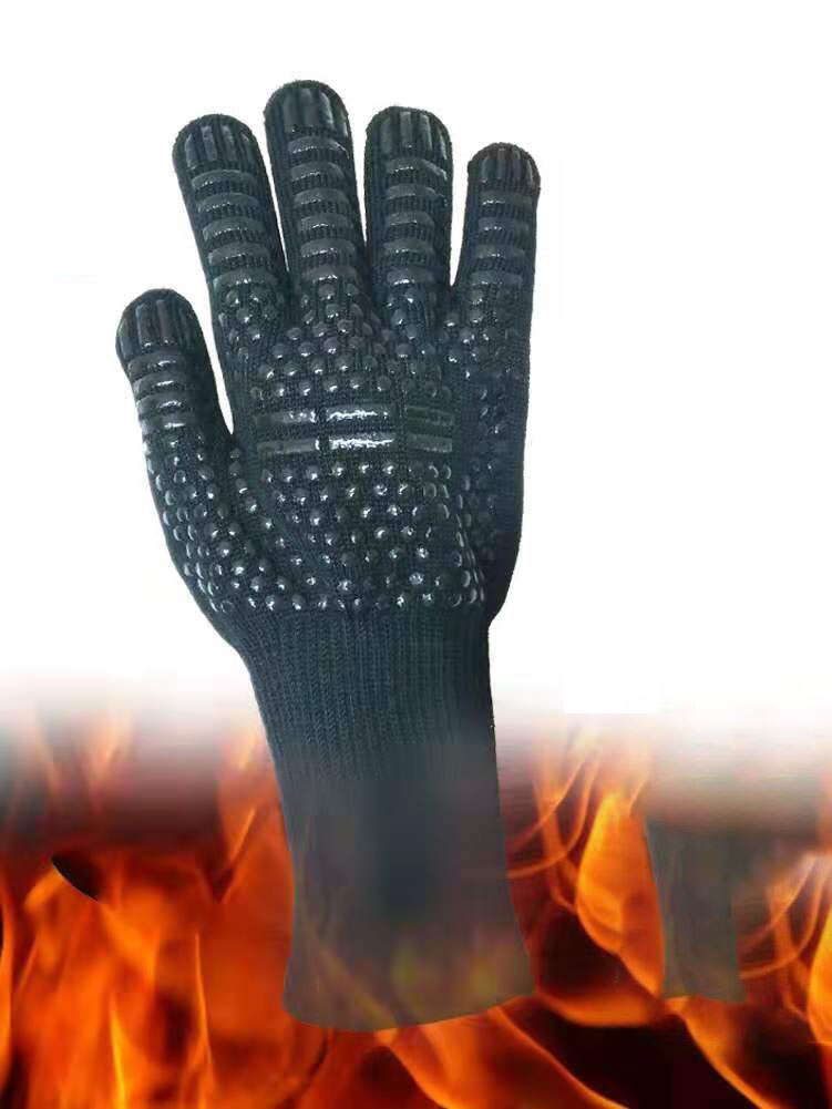 Silikon Multi-Zweck Handschuhe Backen BBQ Grill Handschuh extrem Hitze Beständig Ofen Ärmeln Küche Grill Grillen Werkzeuge: D Stil 1 Stck