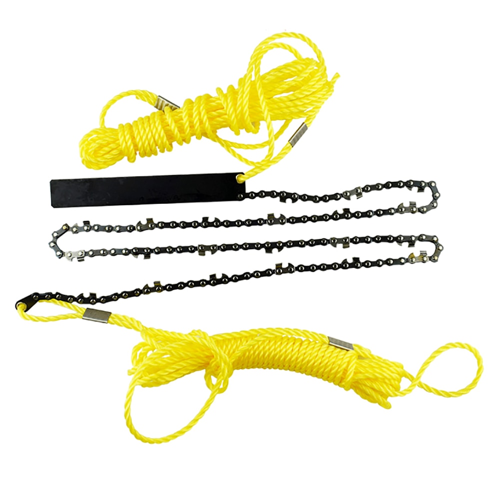 48 Inch High Reach Tree Limb Manual Rope Chain Saw Kit Tree Branch Cutter Chain Pocket Chainsaw Hand Chainsaw Rope