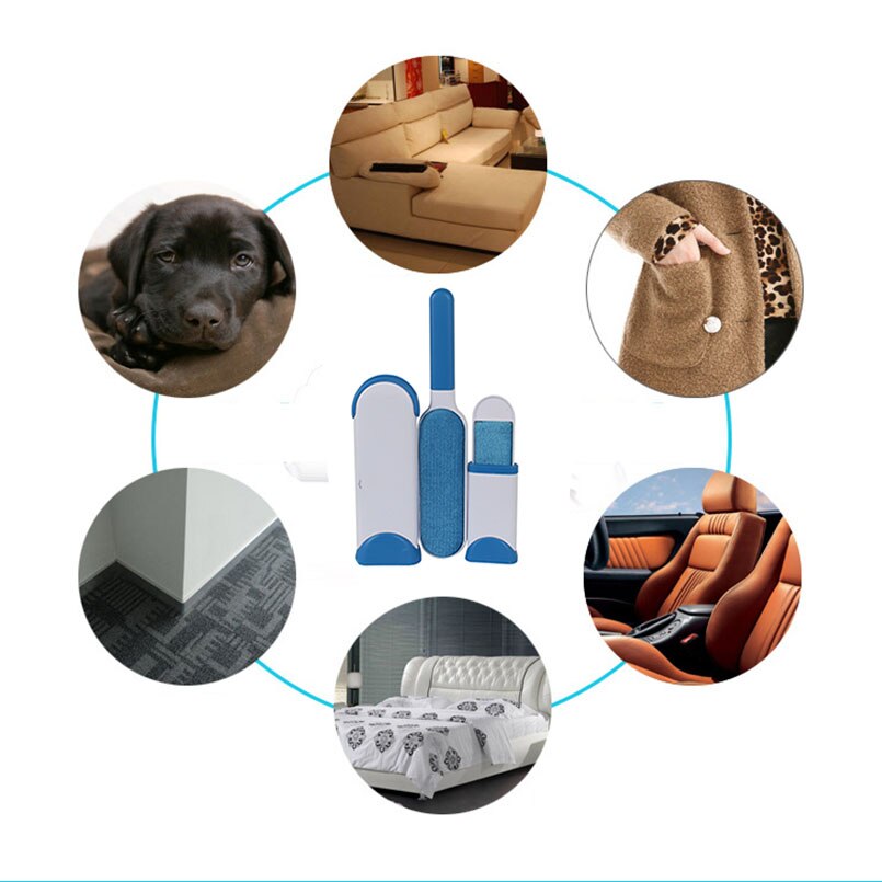Hond Borstel Kammen Bont Lint Remover Reinigen Kleding Borstel Haar Kat Hond Bont Haar Stof Brusher Voor Katten borstel Verwijdert Haar
