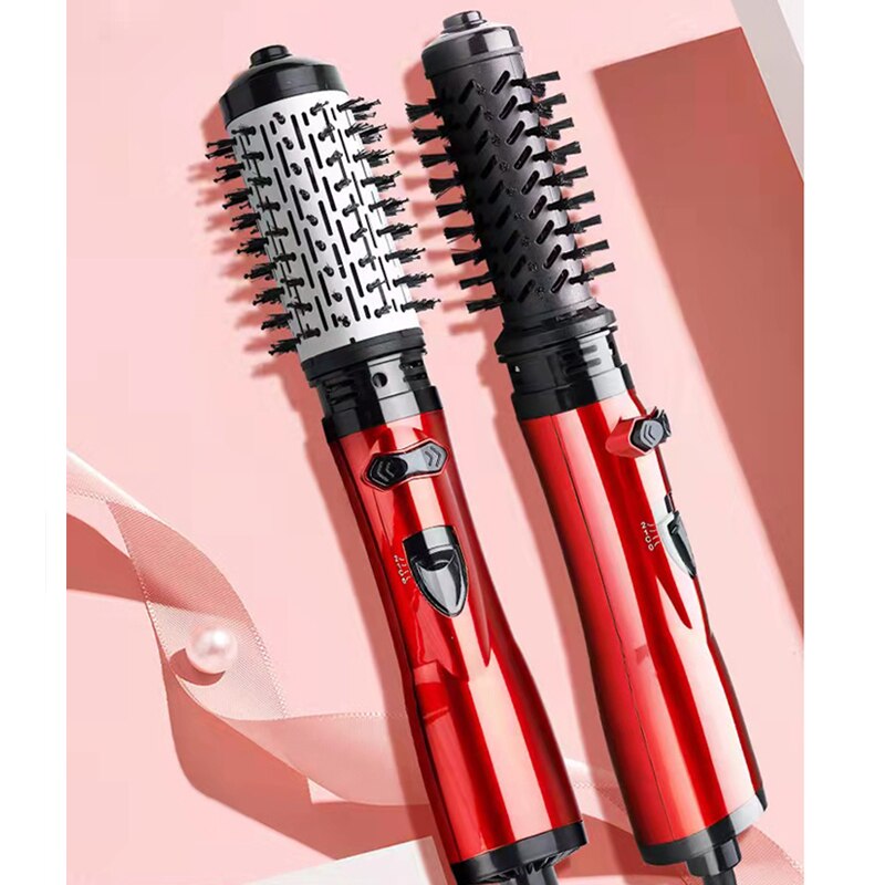 2 In 1 Roterende Borstel Air Styler Kam Krultang Roll Styling Borstel Föhn Blow Met Nozzles 2 speed &amp; 3 Warmte Instelling