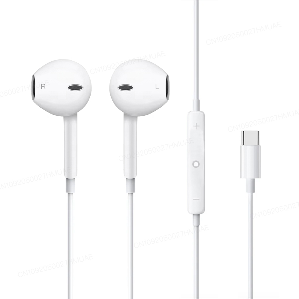 Original Wired Earphones For Apple iPhone16 15 14 Pro Max Lightning Headphone 13 12 11 Mini X XS XR 7 8 Plus USB C In-Ear Earbud