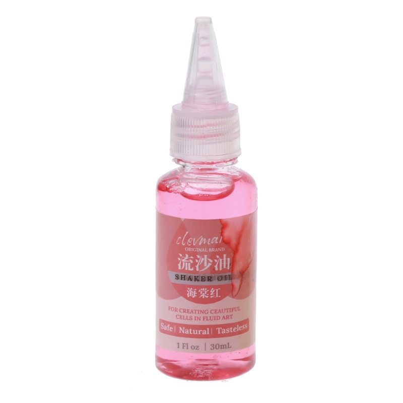 Huile de coulée en Silicone acrylique UV résine époxy, moule en Silicone, flux liquide huile d&#39;art résine Shaker huile de sable mouvant artisanat d&#39;art 30ml: R