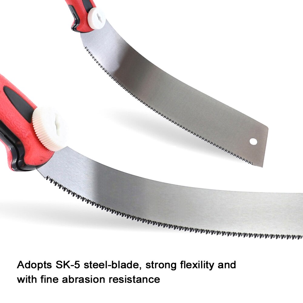 Multifunction Hand Saw TRP Handle Felling Saw Handheld Woodworking Tool for Tenon Wood Bamboo Plastic Cutting