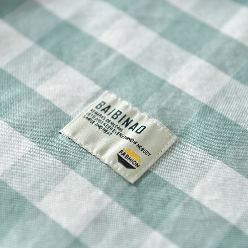 Rosa Kariertes Hemd Männer drehen-unten Kragen 100% Baumwolle Jahrgang Langarm lässig Hemden Herbst Neue Mann Kleidung Y3138