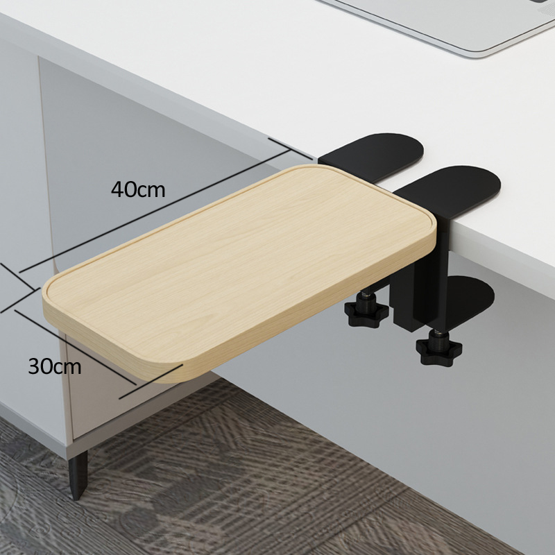 DL-WM-10 wrist rest mount holder mouse pad support foldable metal left right clamp desk 10-80mm double lock: BIG ONE WOODEN