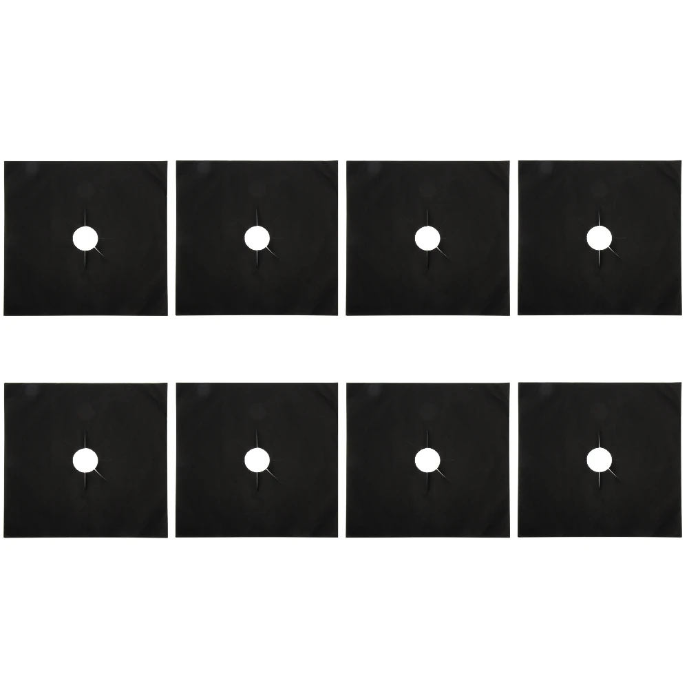 Tampa Protetora Fogão a Gás, Folha de Queimador, Esteira de Fogão, Almofada Limpa, Panelas De Cozinha, Reutilizáveis, 1-8 Pcs: MULTI