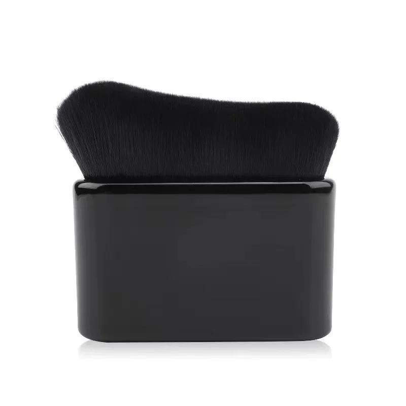 Pinceau de maquillage sirène pour fond de teint corporel, brosse pour bronzage, mousse autobronzante, sans soleil, 1 pièce: Black