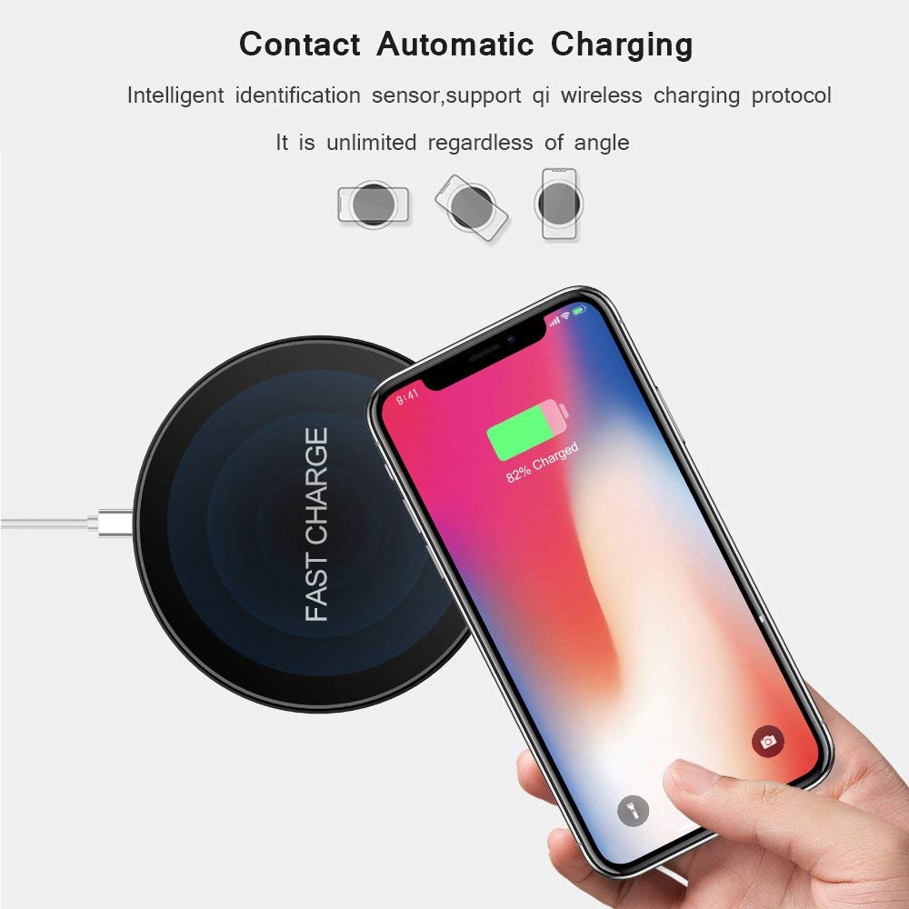 Voor Blackview BV6800 Pro BV5800 Pro BV9500 Pro Nexus4 10W Qi Draadloze Oplader Voor Iphone X Xr Quick Opladen dock Charge Station