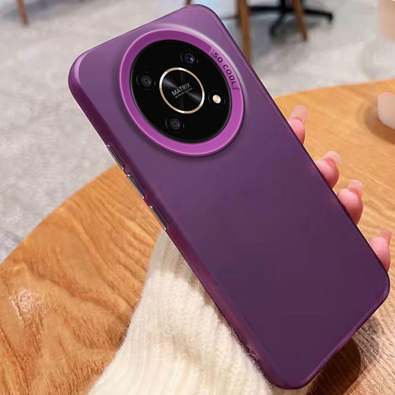 För honor magic 4 lite skal honor  x9 telefonfodral any -lx1 any -lx2 any -lx3 fodral honor  x9 5g lyxigt metalliskt aurora-skinn matt fodral: Aluminium / Beige