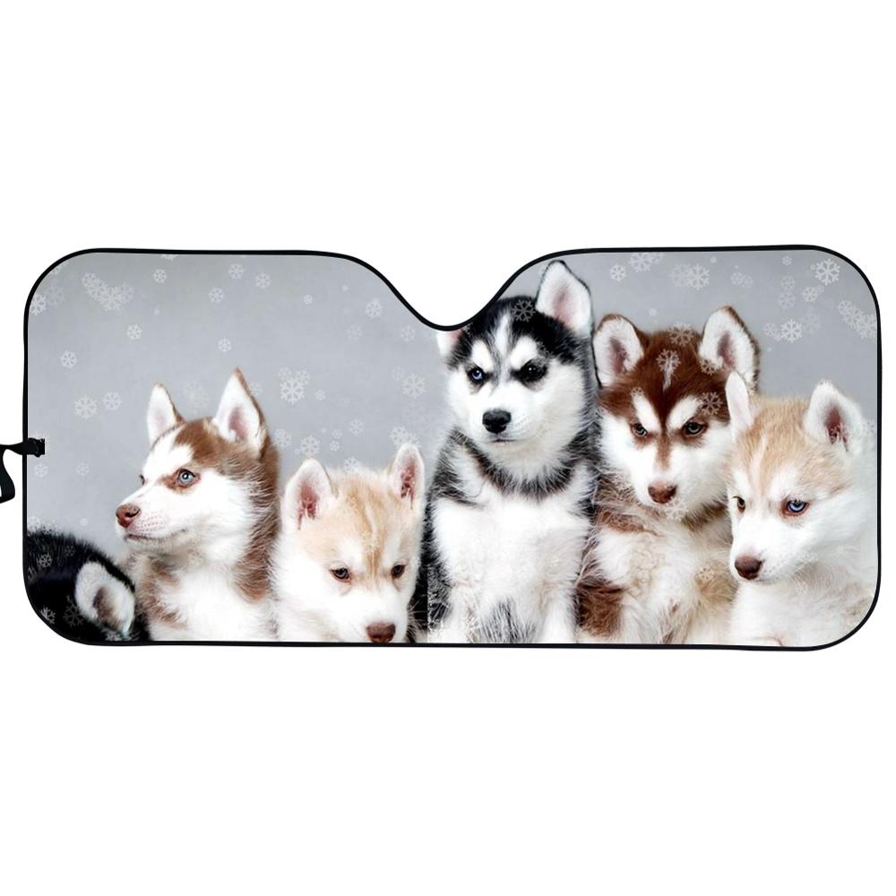 Carlin chien pare-brise pare-soleil intérieur protecteur Animal motif Auto/véhicule fenêtres pare-soleil Suv pare-soleil: H5513HC