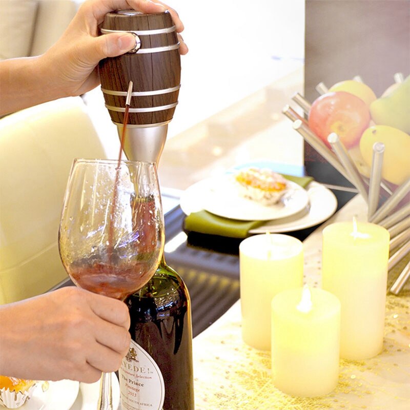 Fass Wein Ausgießer Karaffe Elektrische Apfelwein Pumpe Belüfter Maschine Wein Saft Flasche Ausgießer Familie Bar