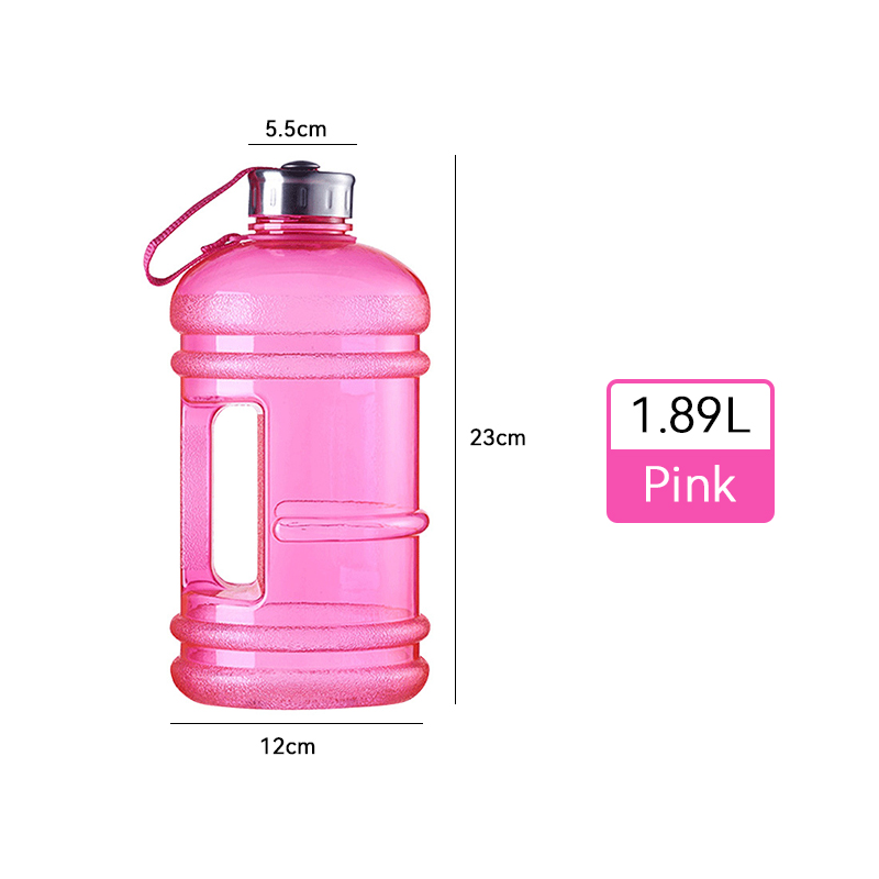 3700ml store vannflaske shaker flaske med håndtak utendørs fitness løpe gym trening plast sports vannflasker