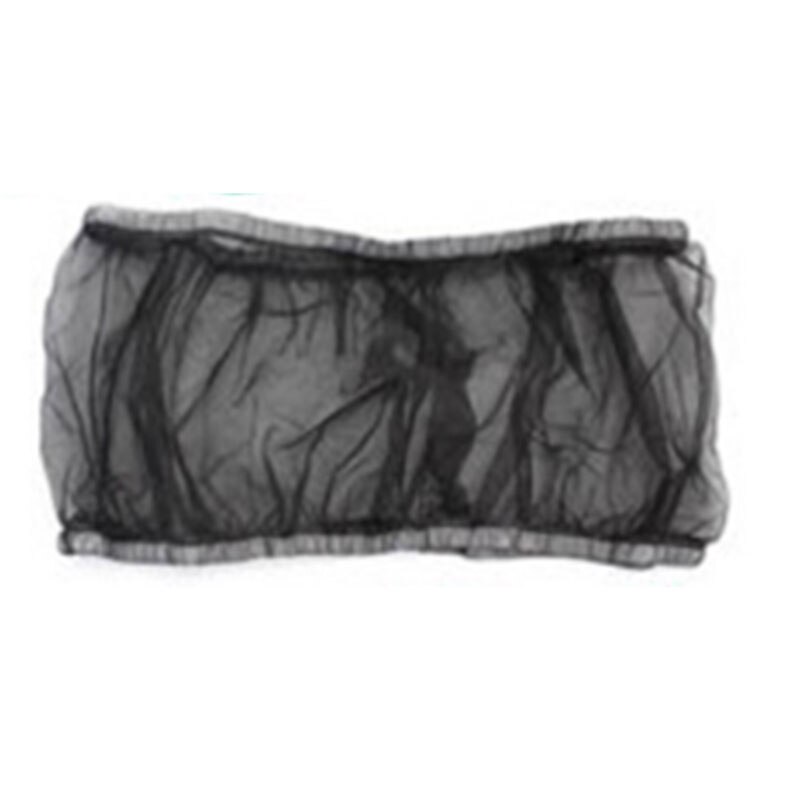 Malla de loro jaula para pájaros, tela de red, jaula de nailon, cubierta de gasa, receptor de semillas, accesorios aireados para mascotas, suministro práctico de fácil limpieza: Negro / S