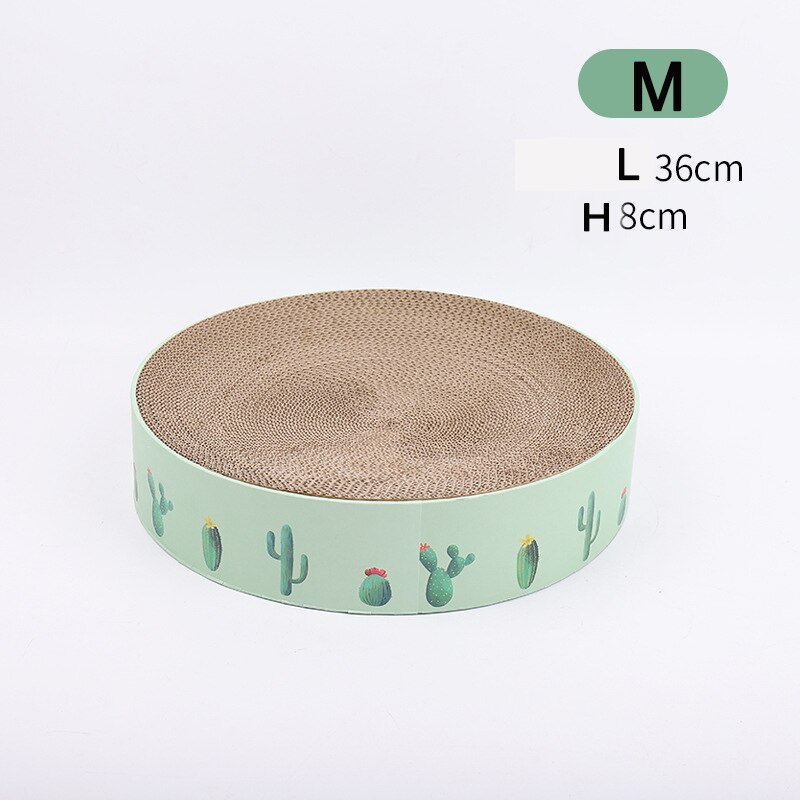 Type Kom Kat Catnip Krasraad Nail Schraper Mat Bed Speelgoed Katten Scratcher Gegolfd Papier Kitten Pad Rest Dierbenodigdheden: -LM