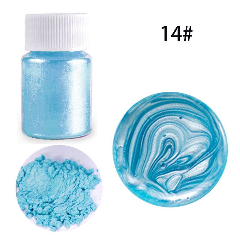 4 Pcs/set Mixed Color Resin Jewelry DIY Making Craft Glowing Powder Luminous Pigment Set Crystal Epoxy Material: 14