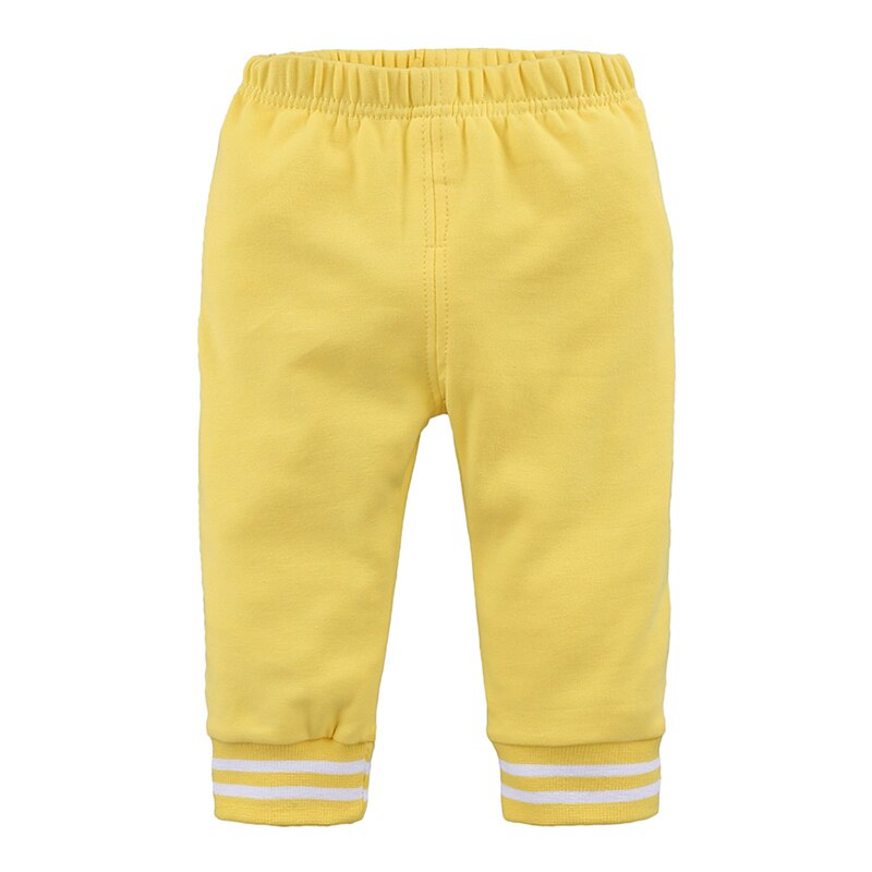 Boys Casual Pants 0-5Y Girls Sweatpants Toddler Kids Casual Clothing Warm Boys Active Sport Cotton Pull-On Pants Autumn Winter: Yellow / 9M