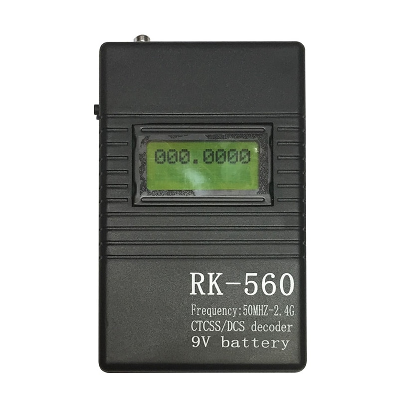 Contador De Frecuencia, Preciso RK560 50 MHz-2,4 GHz Medidor De Radio De Frecuencia Contador De Radio Probado Y Confiable