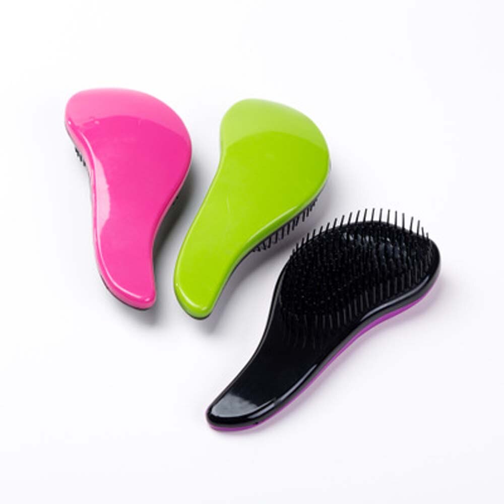 Mango mágico peine para desenredar cepillo de pelo para ducha desenredador de estilismo de salón Tamer exquite, herramienta útil, cepillo para el pelo