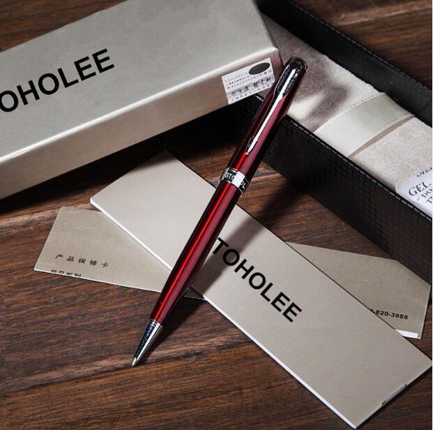 BESTE FÖRDERUNG Sonett kugelschreiber Schreibwaren Beste preis Schule Lieferanten stift oben Excutive Geschäft stift: rot Silber- / Metall Silber-