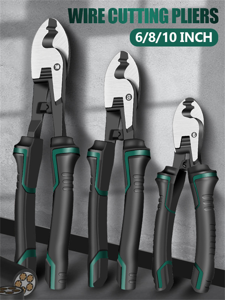 Electrician Cable Cutter, Manual Wire Cutting Pliers, Wire Breaking Pliers, Wire Pressing Pliers, Industrial Grade Cable Cutter