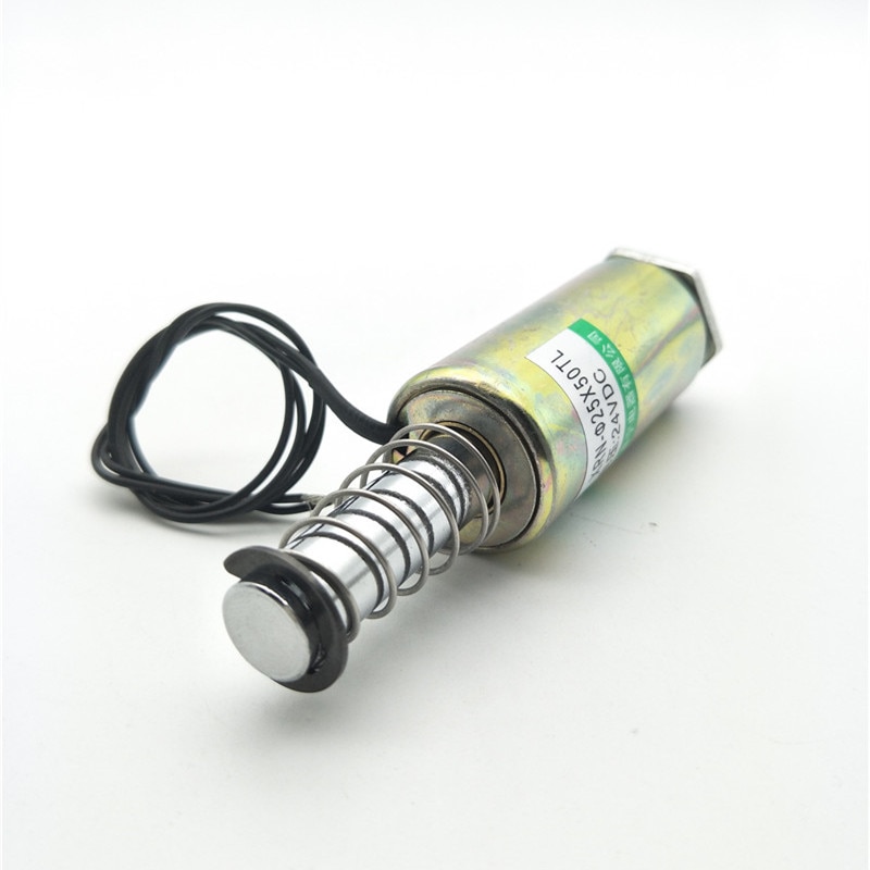 DC 12/24V 10mm 300g Push Pull Type Tubular Motion Solenoid Electromagnet