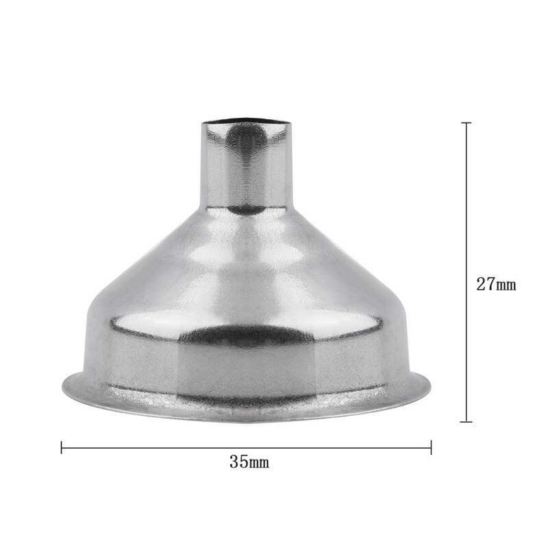 1pc Stainless Steel Funnel Filler For Most Hip Flasks Wine Whisky Pot Wide Mouth