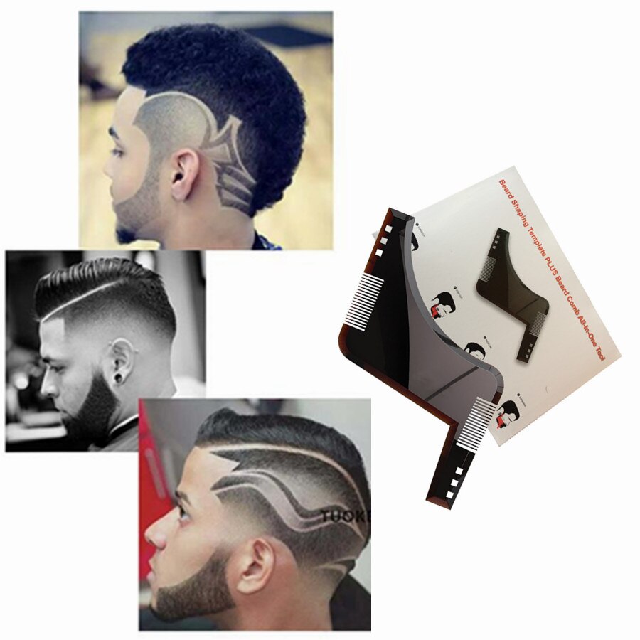 Cepillo para el cuidado de la Barba y el pelo, accesorio para salón de ducha, con forma de bigote, Goatee, estilo moldeador