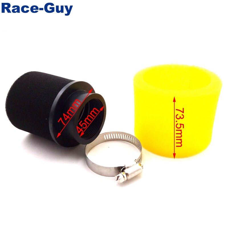 38/42/45mm de espuma de filtro de aire limpiador para 110 125cc 140cc 150cc ATV Quad 4 Wheeler pozo de la bici de la suciedad Go Kart Scooter motocicleta
