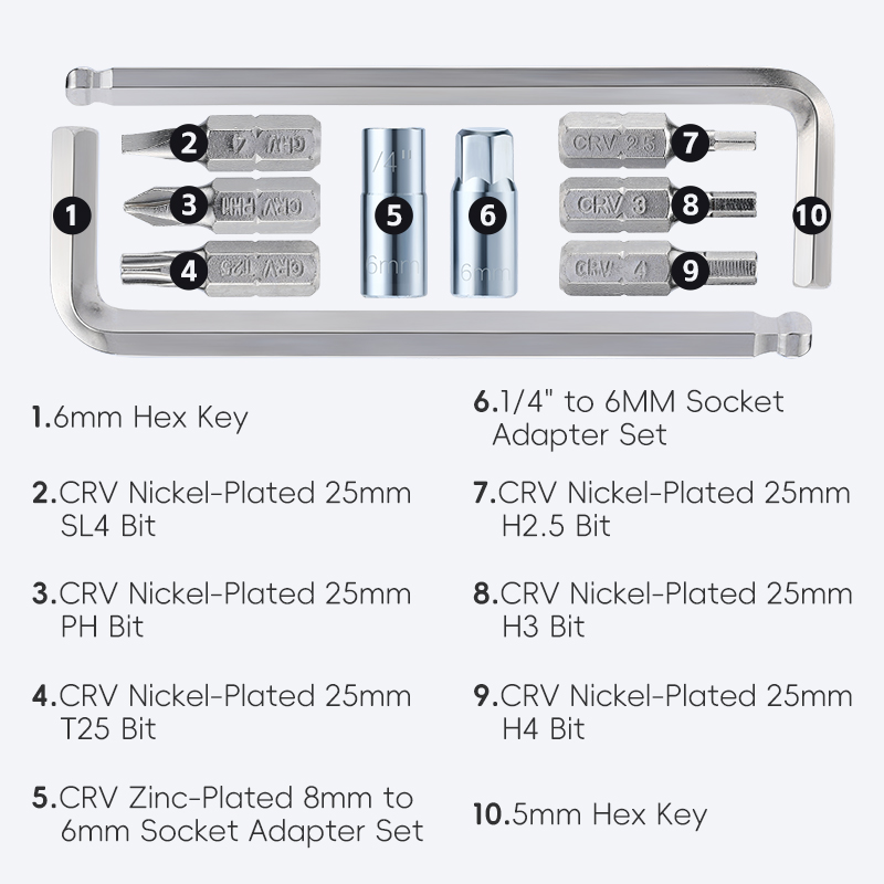 West Fietsen Fiets Reparatie Tools 10 IN 1 Multifunctionele MTB Racefiets Tool Kit Draagbare Inbussleutel Schroevendraaier Bit Gereedschap