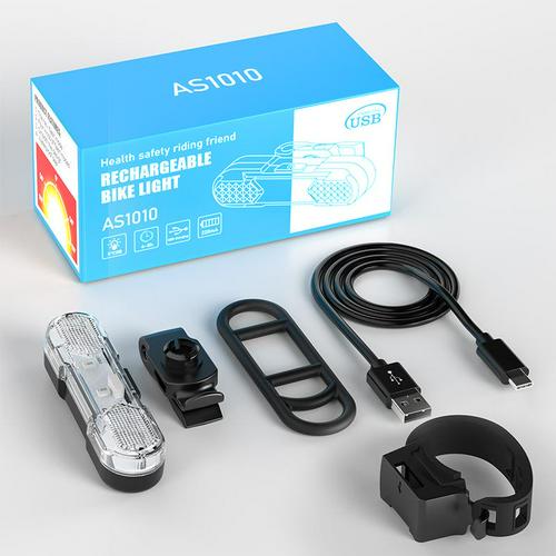 Fahrrad Licht Outdoor USB Aufladbare Mountainbike Rücklicht Nacht Reiten Sicherheit Warnleuchten Fahrrad LED Radfahren Hinten Licht: 03