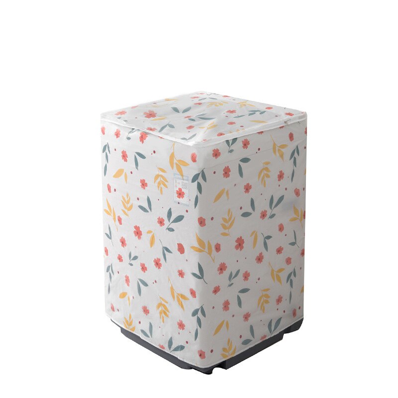 Peva vaskemaskin støvdeksel rulle snu vaskemaskindeksel blomster geometrisk vaskemaskin støvdeksel yi yue: Som bilde 3 / Tromme