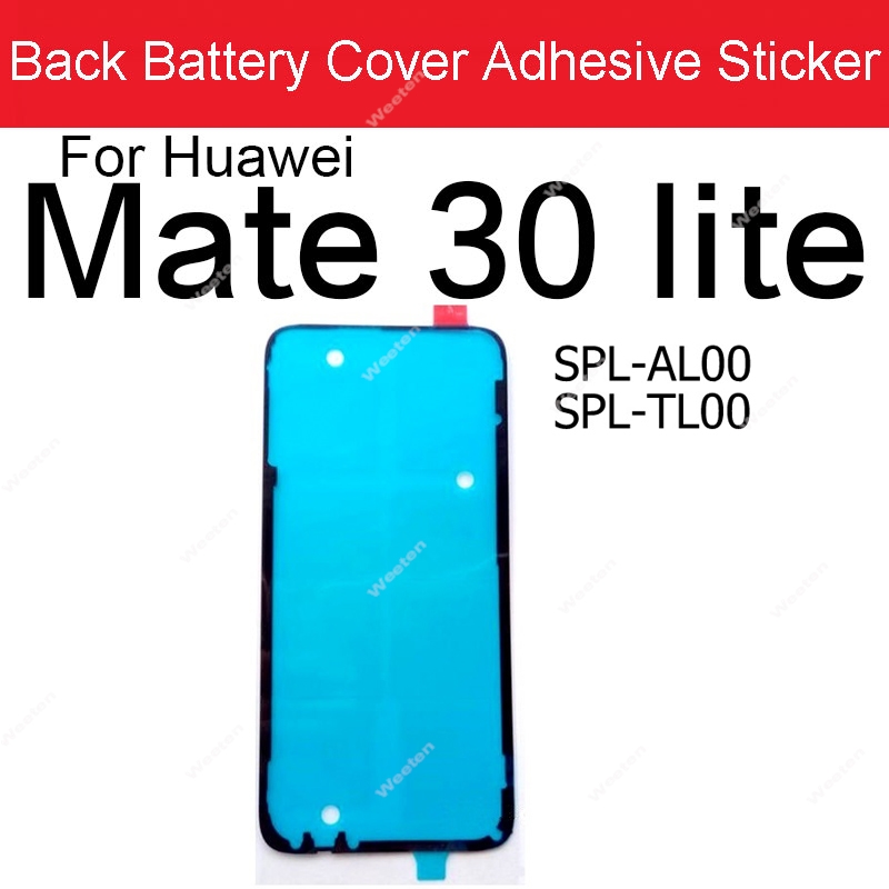 Back Battery Housing Cover Sticker Adhesive For Huawei Mate 10 20 30 40 Lite Pro 20X 40e 30e Pro 5G RS Mate 40 Pro+ Glue Tape