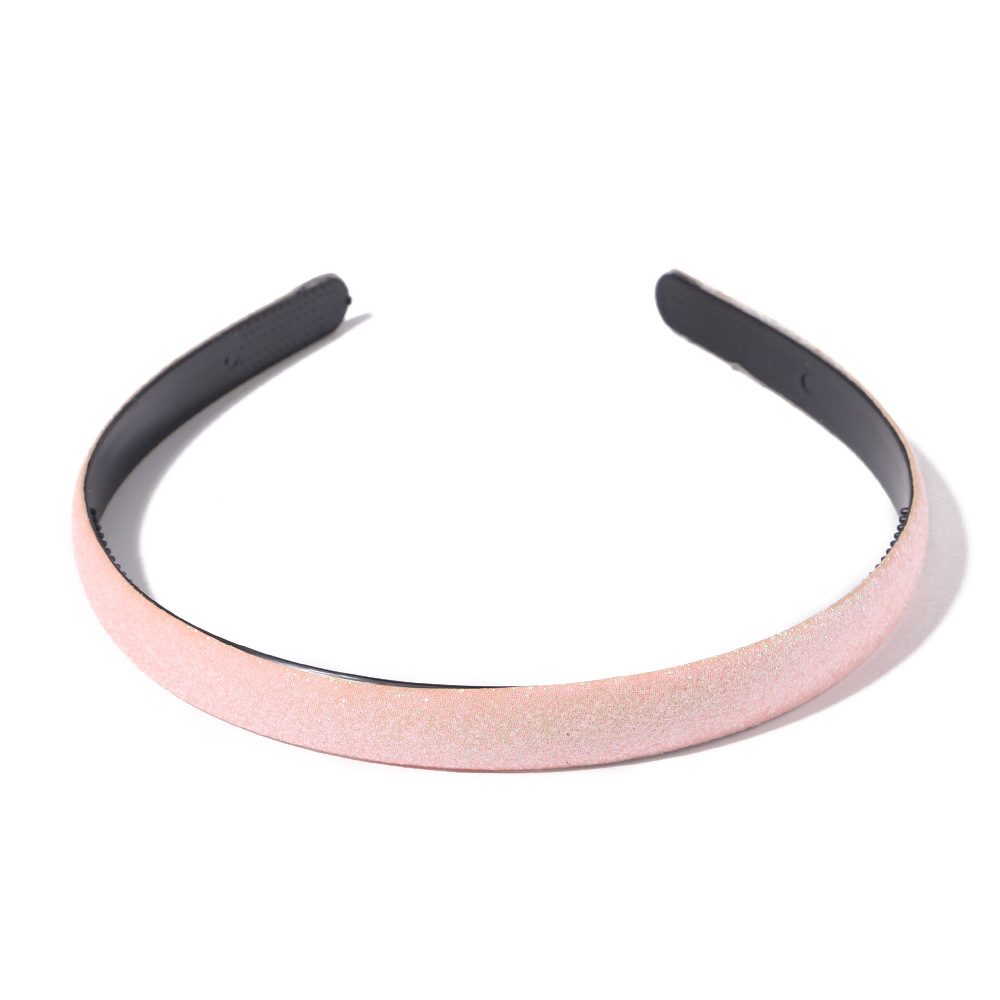 Macaron Sparkly Headbands Hairband Children Shining Head Hoop for Girls Brimmed Glitter Headdress Sweet Simple Hair Accessories