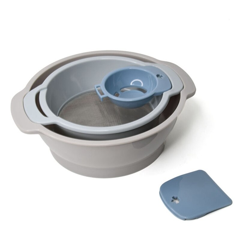 4Pcs/Set Baking Flour Sieve Home Kitchen Flour Sifter Flour Sifting Strainer Knead Dough Tool For Kitchen Tool