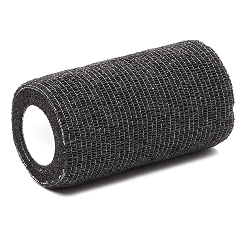 Self Adhesive Bandage Wrap, Cohesive Tape ( 7.5X450cm, 6 Pack)-Black