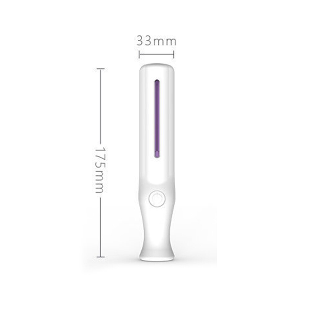 Portable UV Disinfection Lamp Light by AAA Battery Powered UV Sterilizer Mite Lights for Home Office Bedroom Living Room