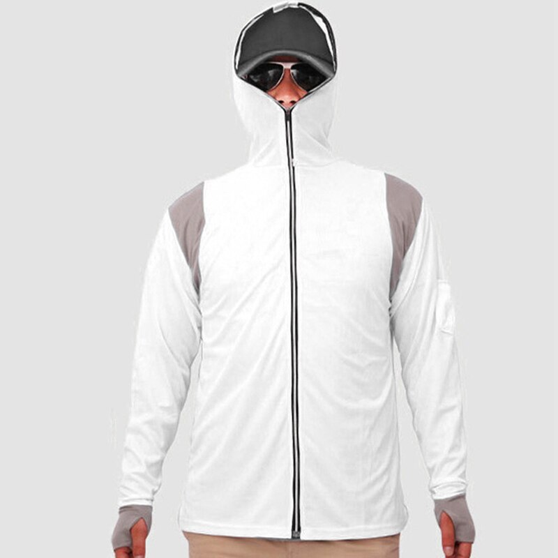 Sun UV Protective Fishing Jacket Sunscreen Cooling Wear Outdoor Summer Fishing Clothes Hoodie Fishing Gear Goods Accessories