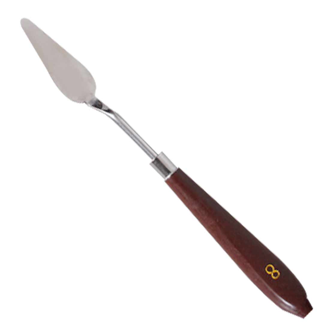 1 st rostfritt stål konstnär måla palett kniv spatel oljemålning färg konst hantverk metall spatel: Typ 8